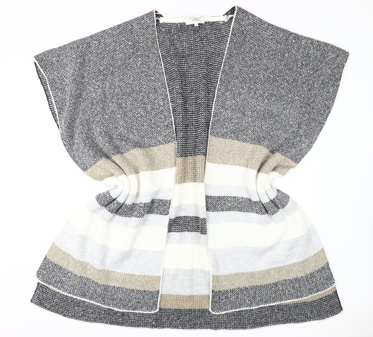 Next Women's Multicoloured Cape Jumper, Medium, Striped