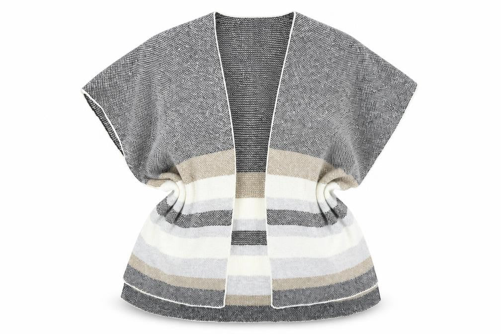 Next Women's Multicoloured Cape Jumper, Medium, Striped