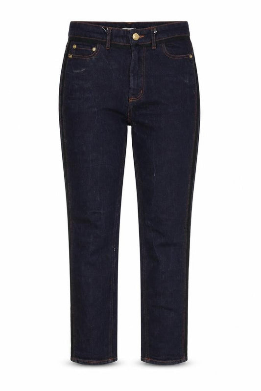 Erdem Women's Blue Straight-Leg Jeans Size 8