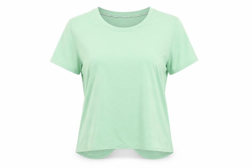 Marks & Spencer Women's Green T-Shirt Size 12
