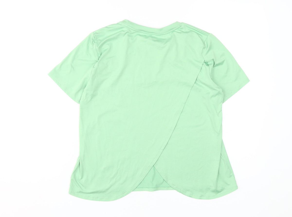 Marks & Spencer Women's Green T-Shirt Size 12