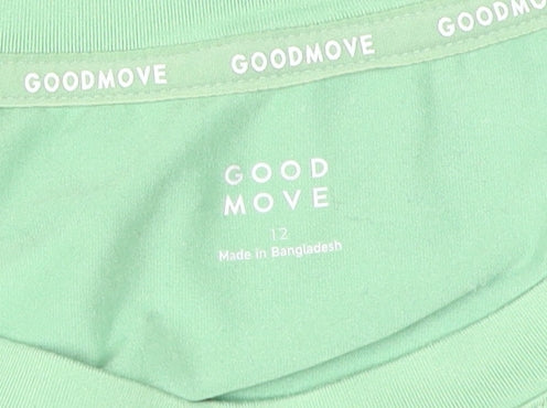 Marks & Spencer Women's Green T-Shirt Size 12