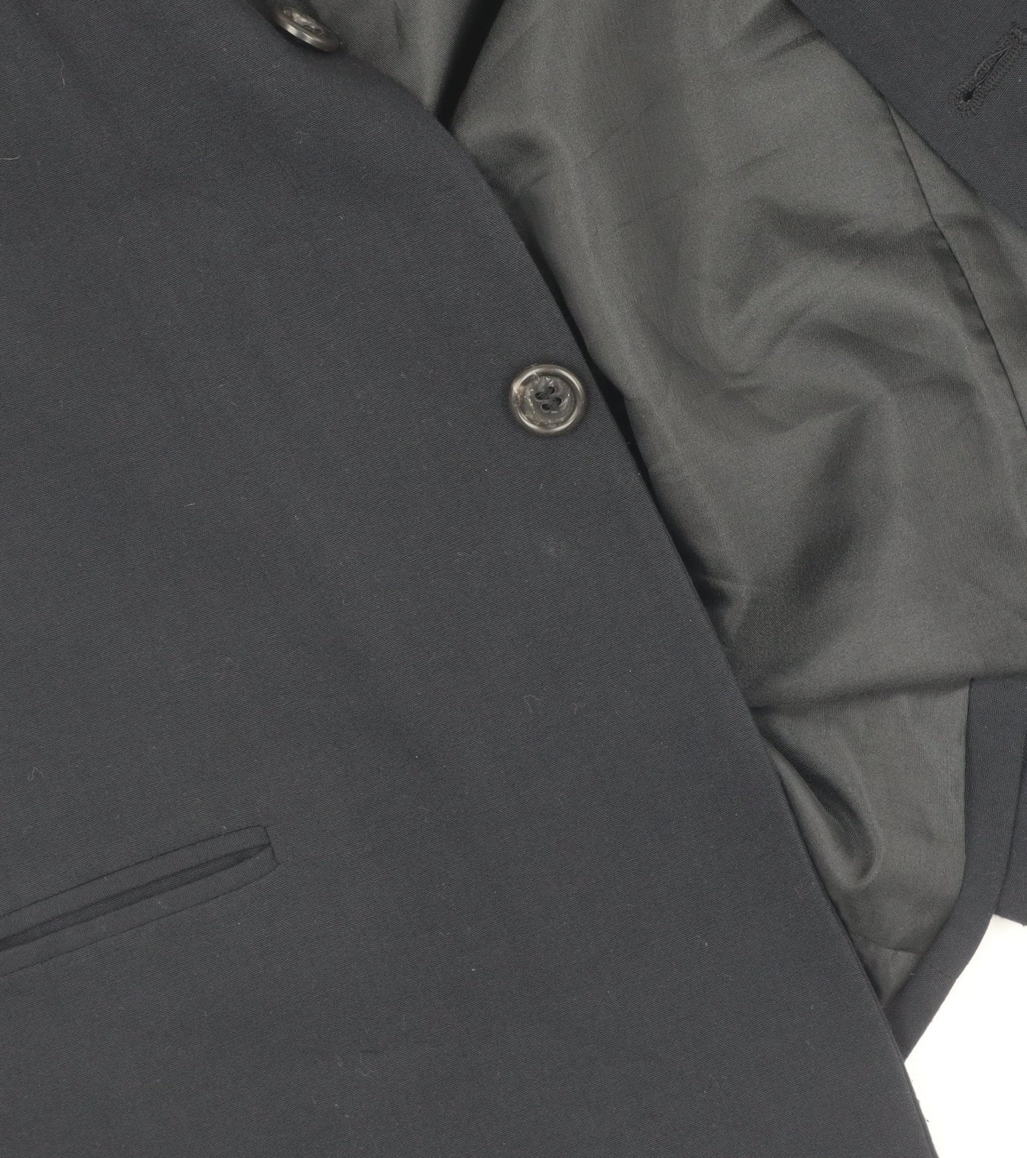 Willson Men's Black Blazer 38 Single-Breasted Formal