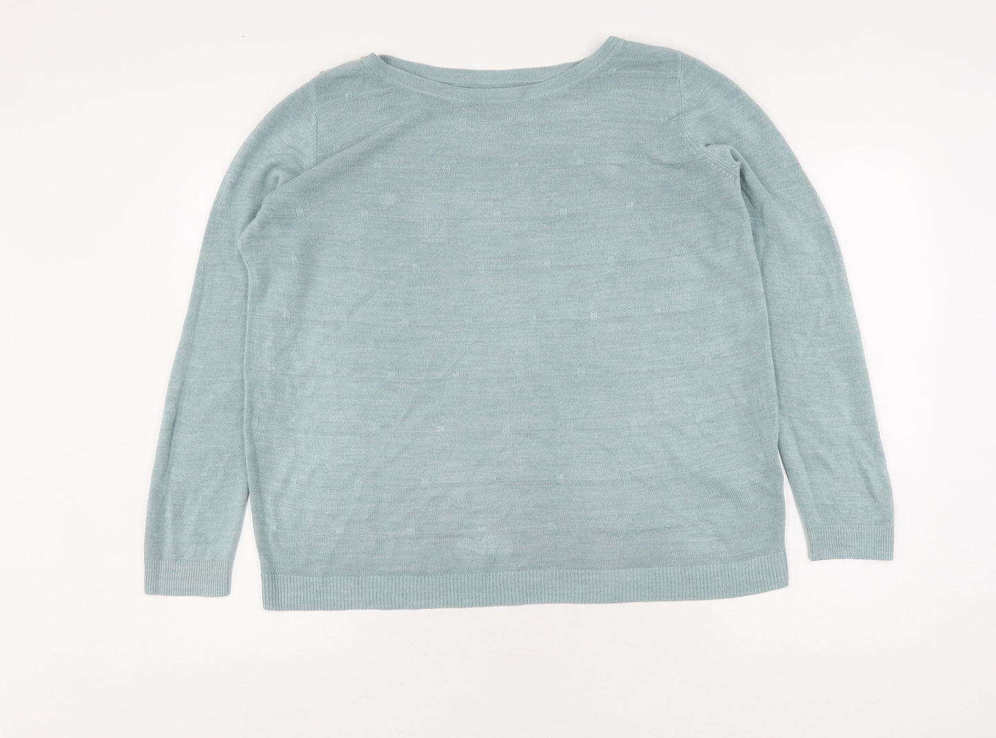 Maine Women's Blue Pullover Jumper, Size 16