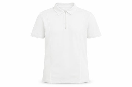 Emsmorn Womens White Polo Shirt Size 12