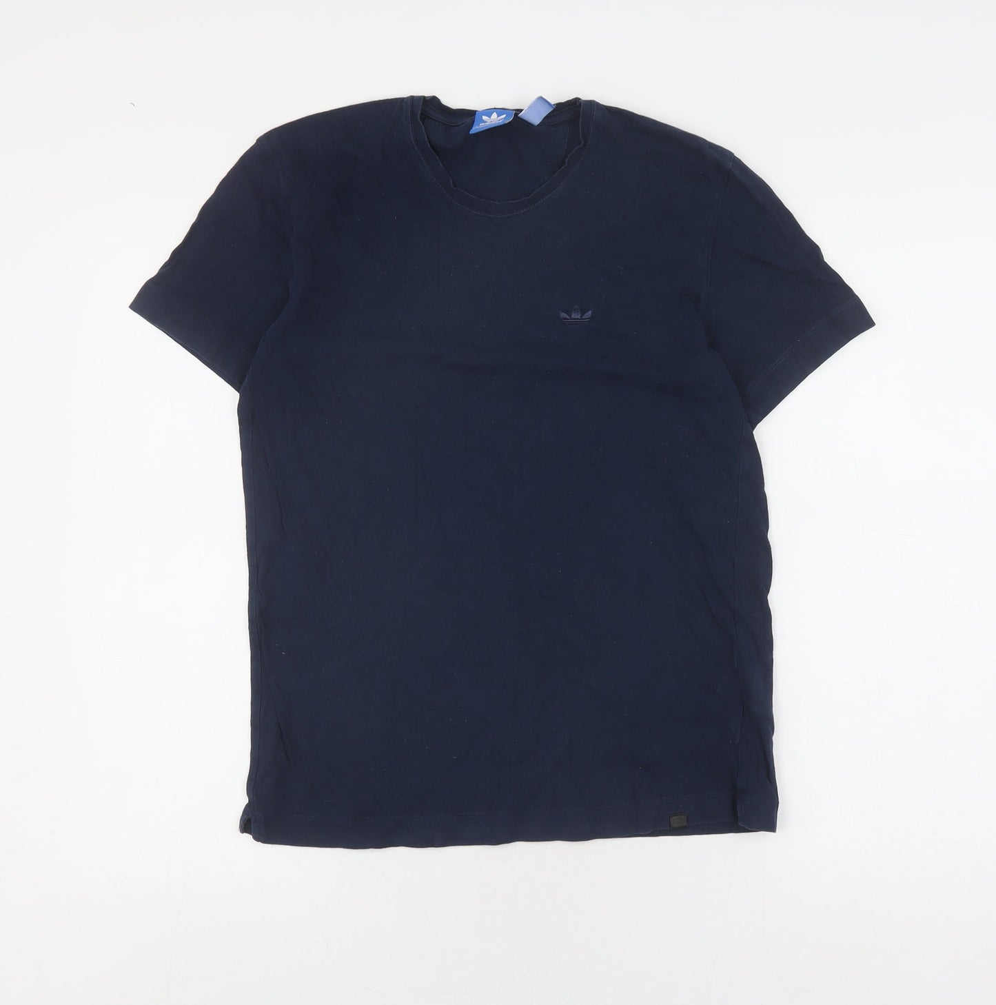 Adidas Men's Blue Short Sleeve Crew Neck T-Shirt, Size S