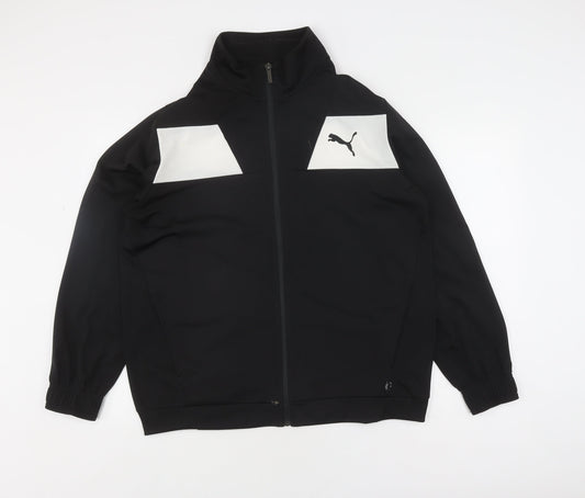 Puma Men's Black Track Jacket L - Gym & Training Style