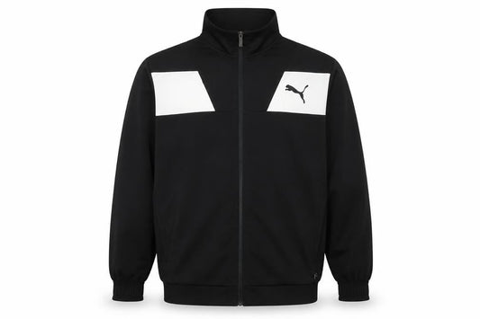 Puma Men's Black Track Jacket L - Gym & Training Style