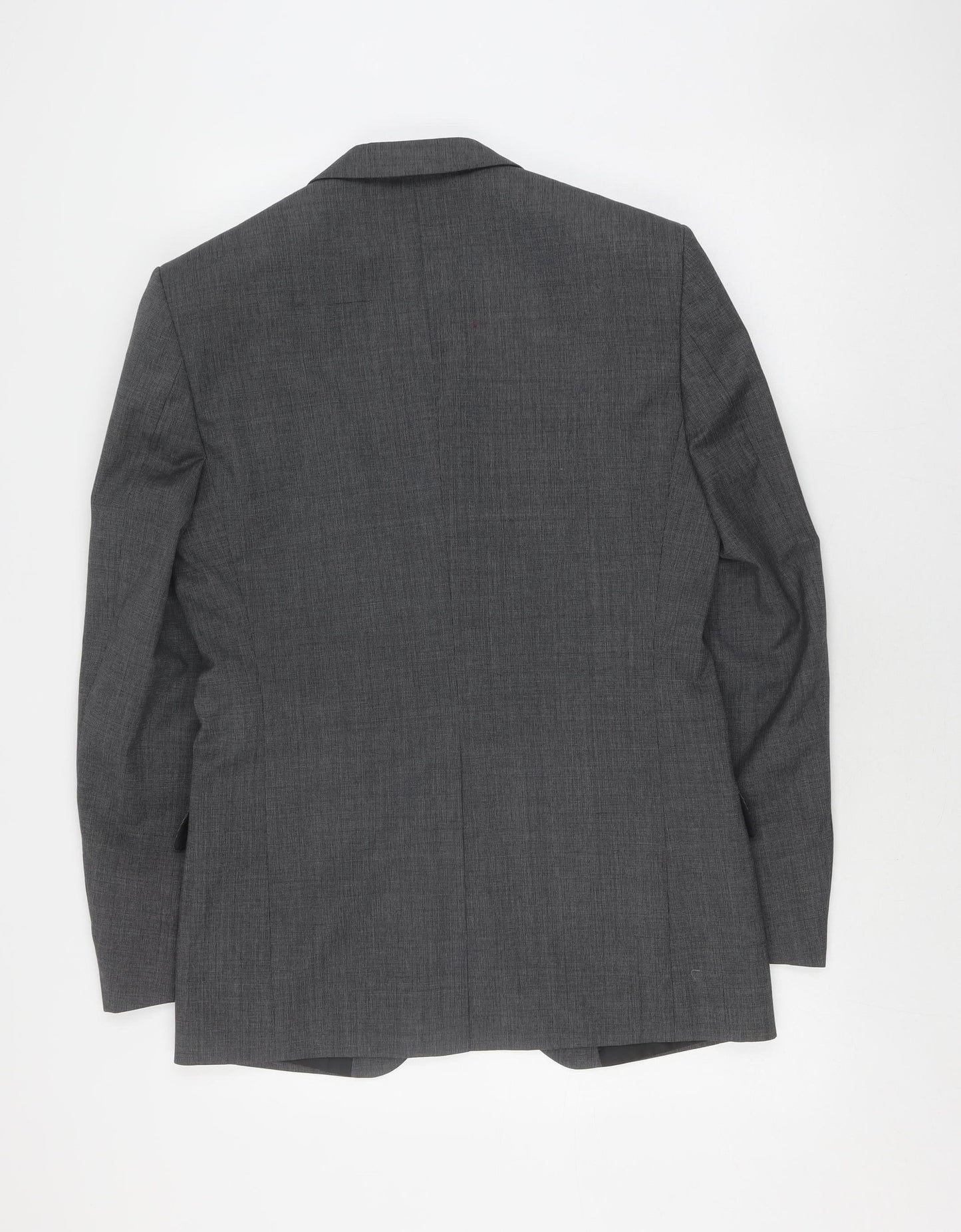 Marks and Spencer Men's Grey Suit Jacket, Size 36R