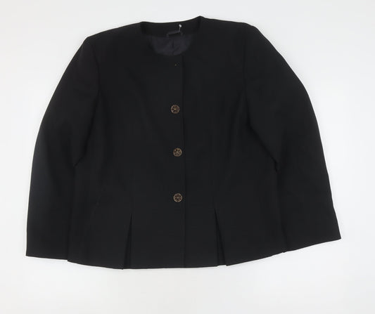 Classics by Debenhams Women's Black Suit Jacket Size 16