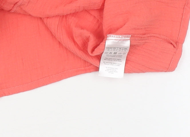 Damart Women's Pink Sleeveless Tank Top, V-Neck, M