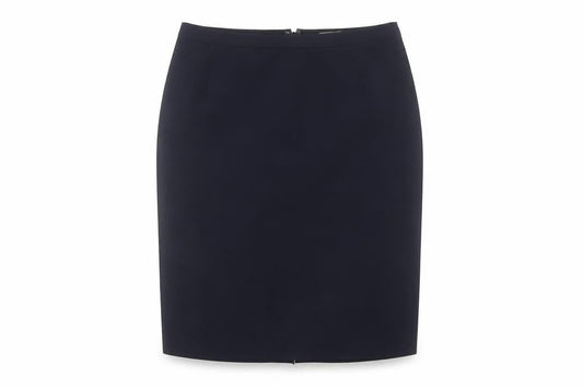 Jigsaw Women's Black Knee Length Wool Pencil Skirt, Size 14