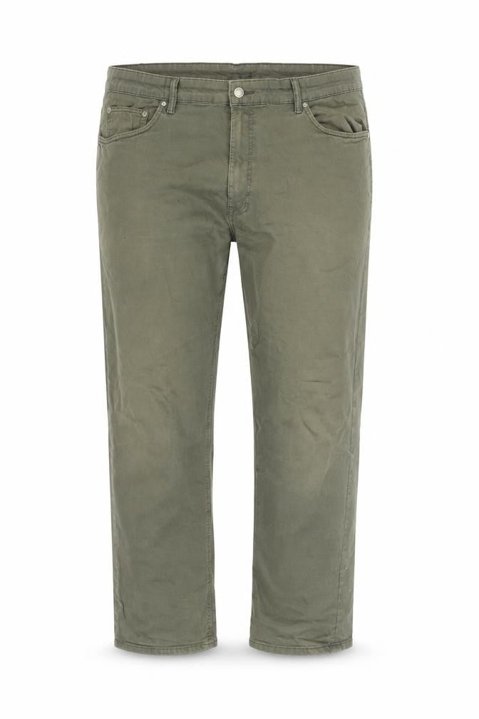 Marks & Spencer Green Straight Trousers 40 Unisex