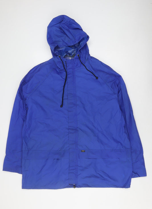 Reynard Men's Blue Waterproof Rain Jacket M