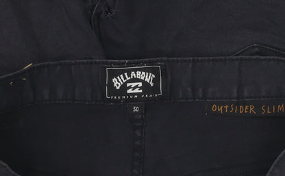 Billabong Men's Black Slim Chino Shorts Size 30