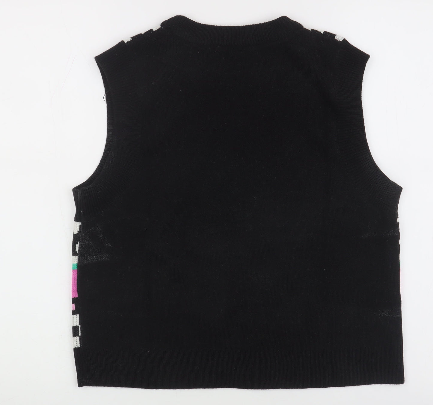 H&M Women's Multicoloured Graphic Vest S