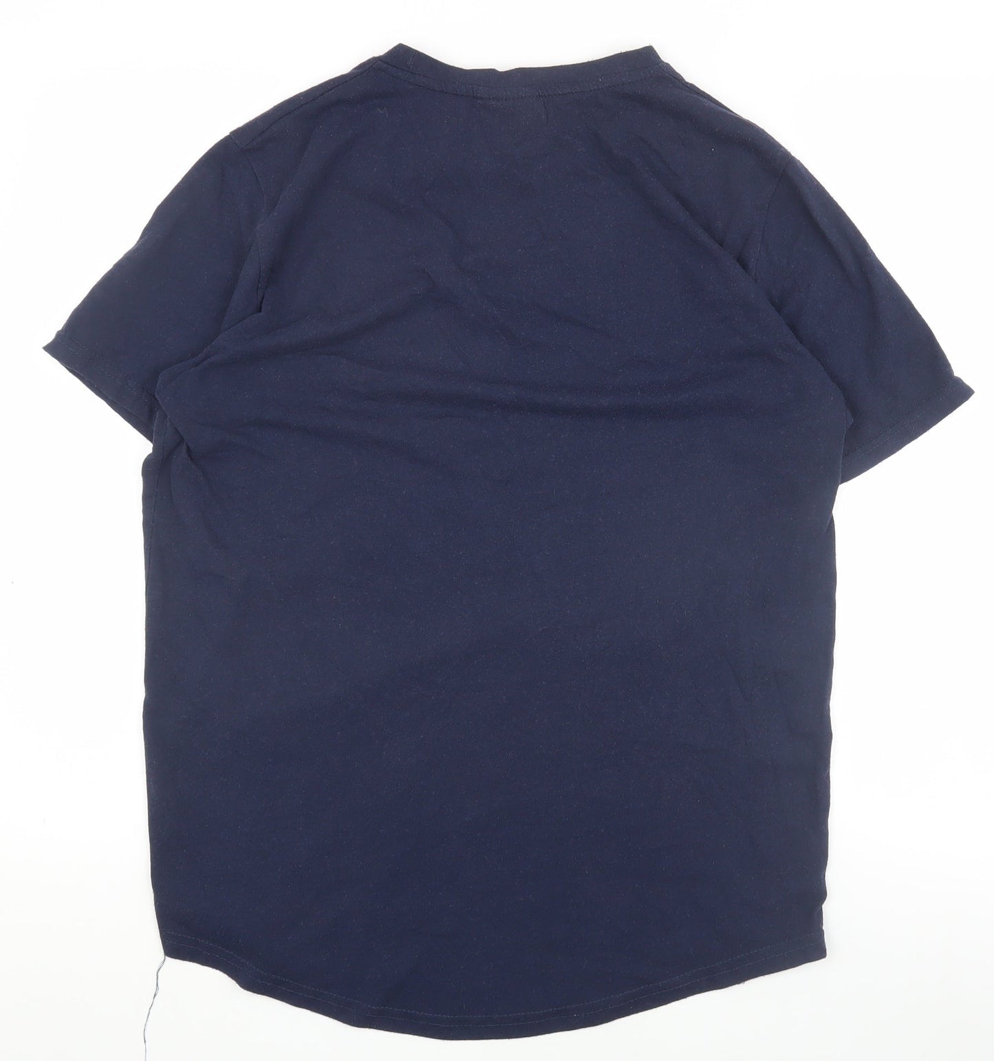 DFND Men's Blue Size L Crew Neck T-Shirt
