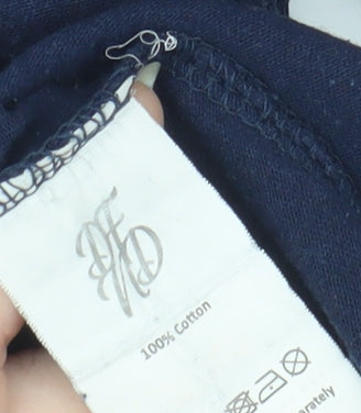 DFND Men's Blue Size L Crew Neck T-Shirt
