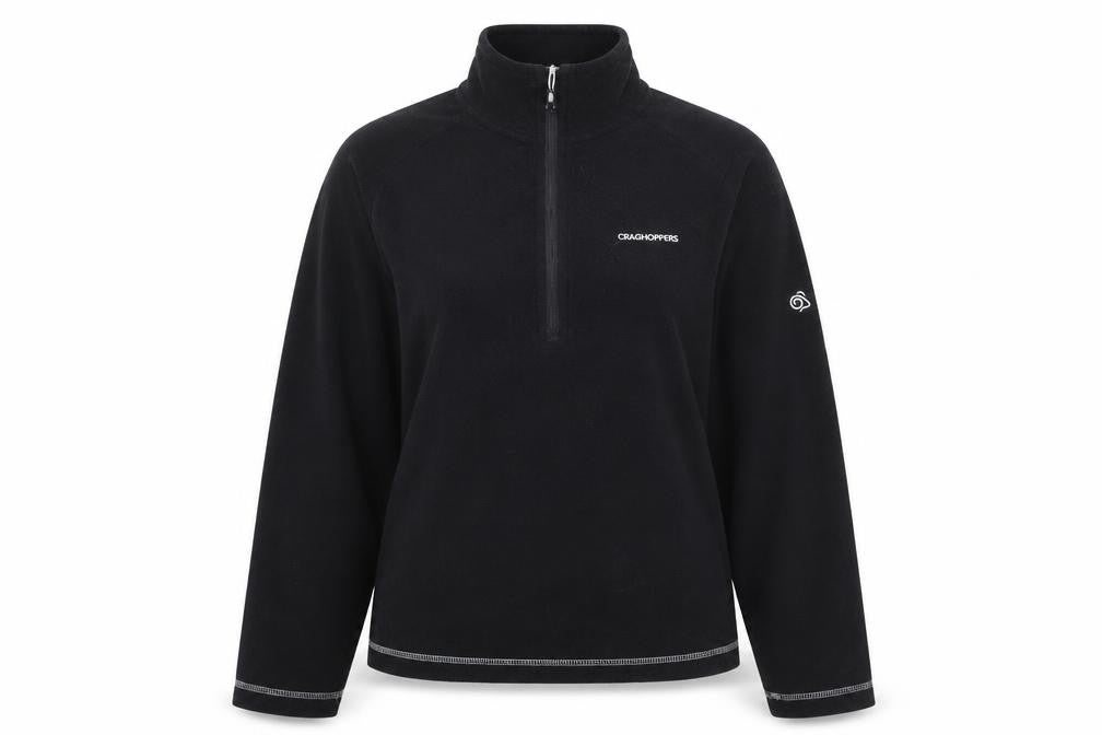 Craghoppers Women's Black Fleece Pullover Sweatshirt Size 10