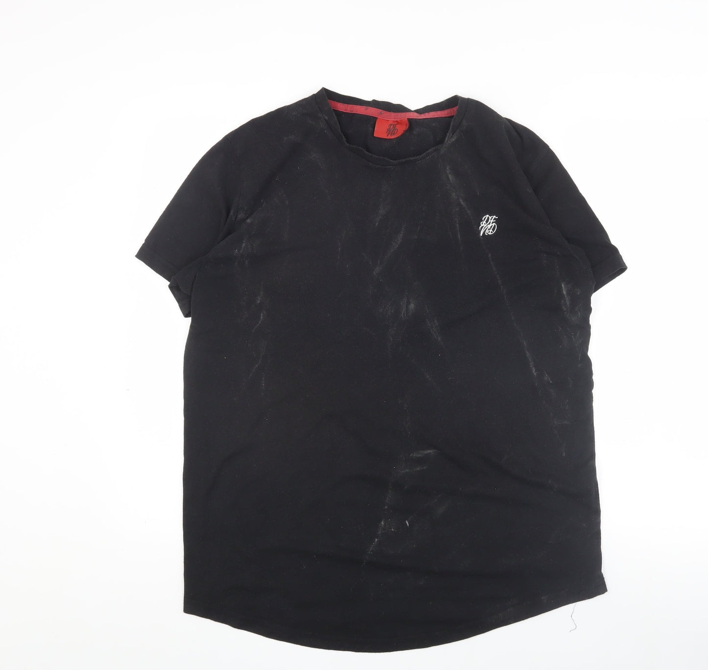 DFND Men's Black Logo T-Shirt - Large