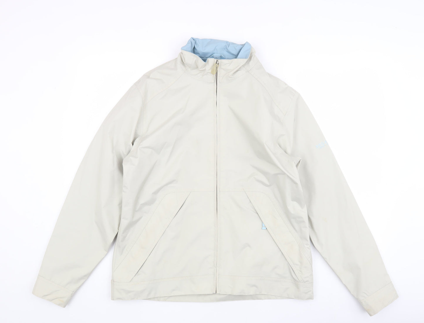 Regatta Women's Beige Waterproof Rain Jacket Size 12