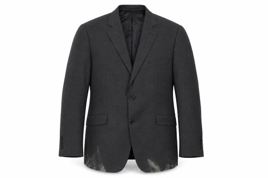 Dehavilland Men's Black Blazer, Size 44, Regular Fit