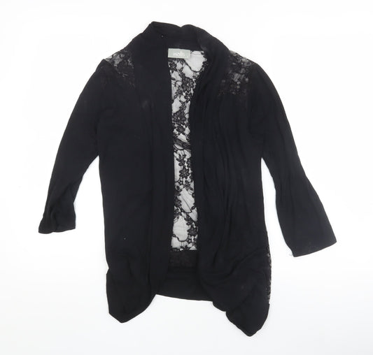 Wallis Women's Black Lace Kimono Wrap Size S
