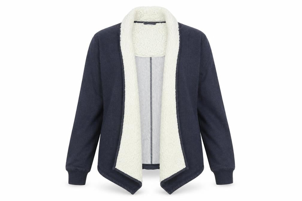 Wild & Free Women's Blue Fleece Jacket Size M, Autumn/Winter