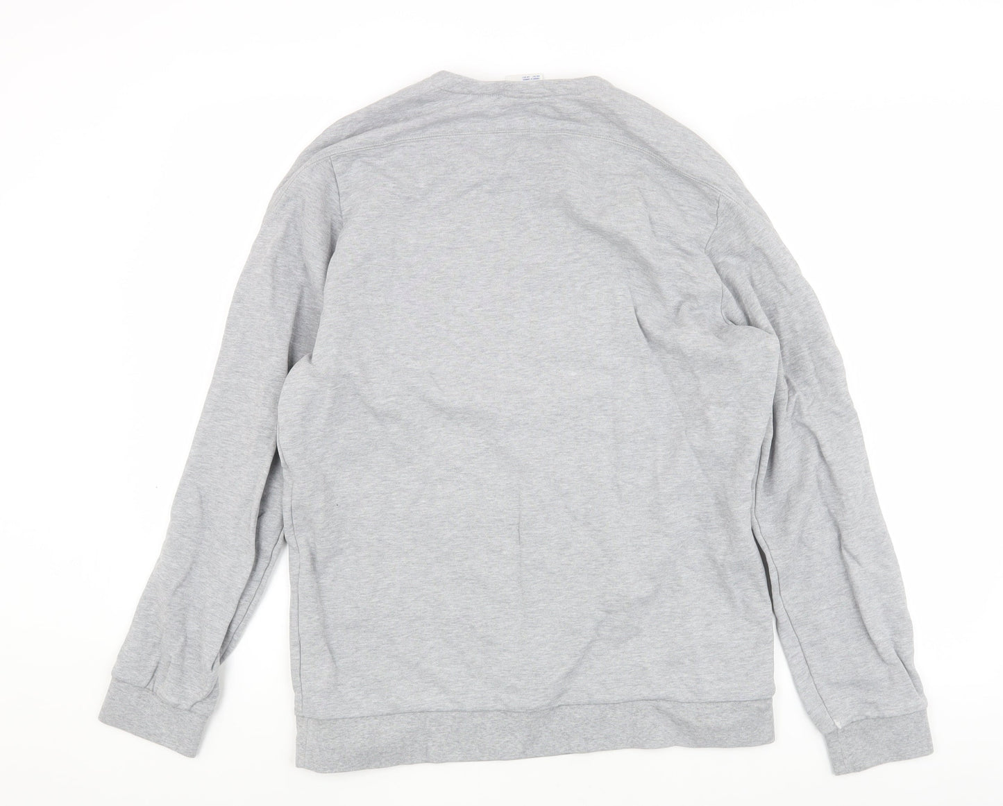 Reebok Men's Grey Pullover Sweatshirt, Medium