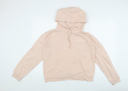 Jack Wills Women's Pink Pullover Hoodie Size 10