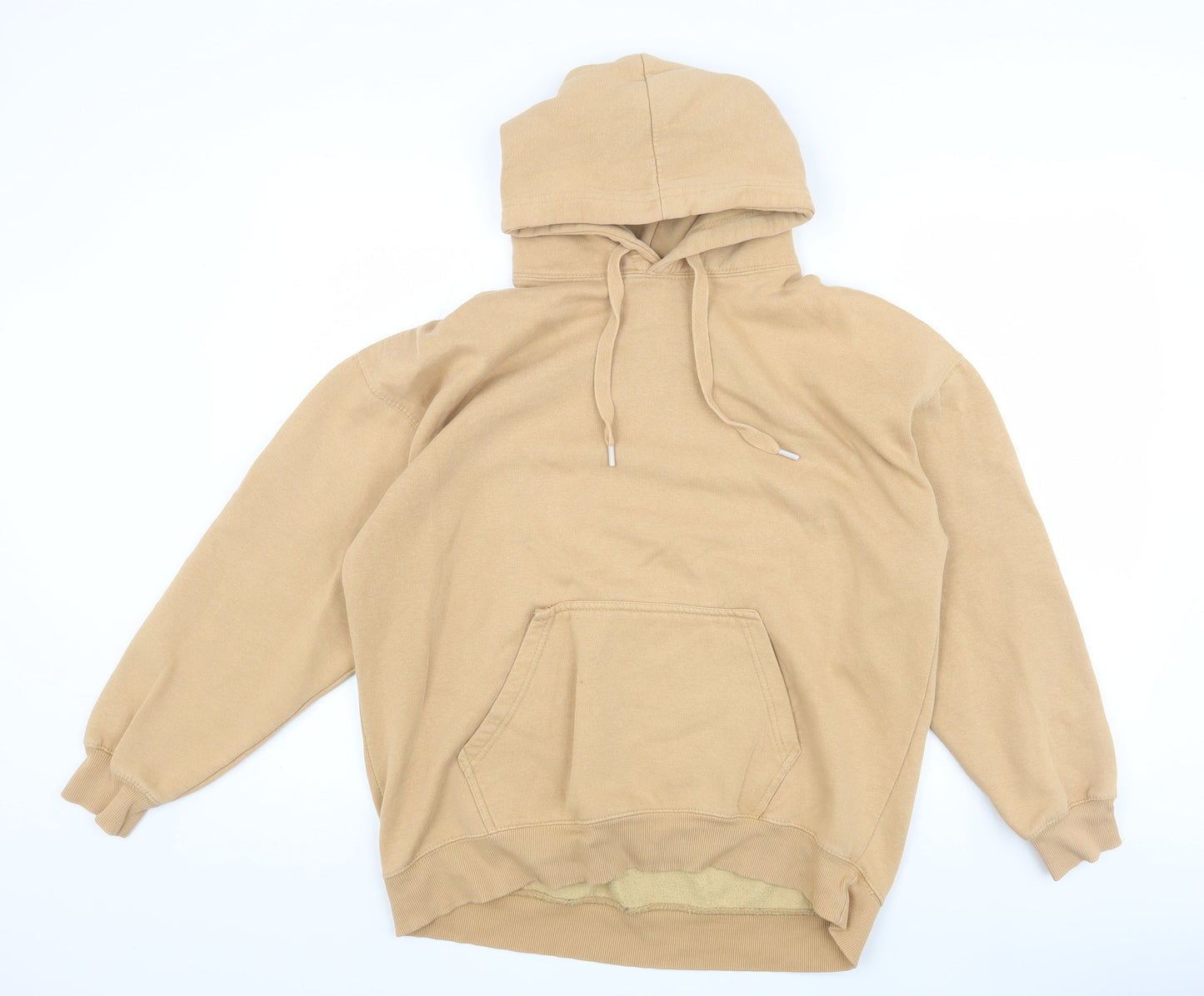 Pull & Bear Men’s Beige S Hoodie Pullover Lined