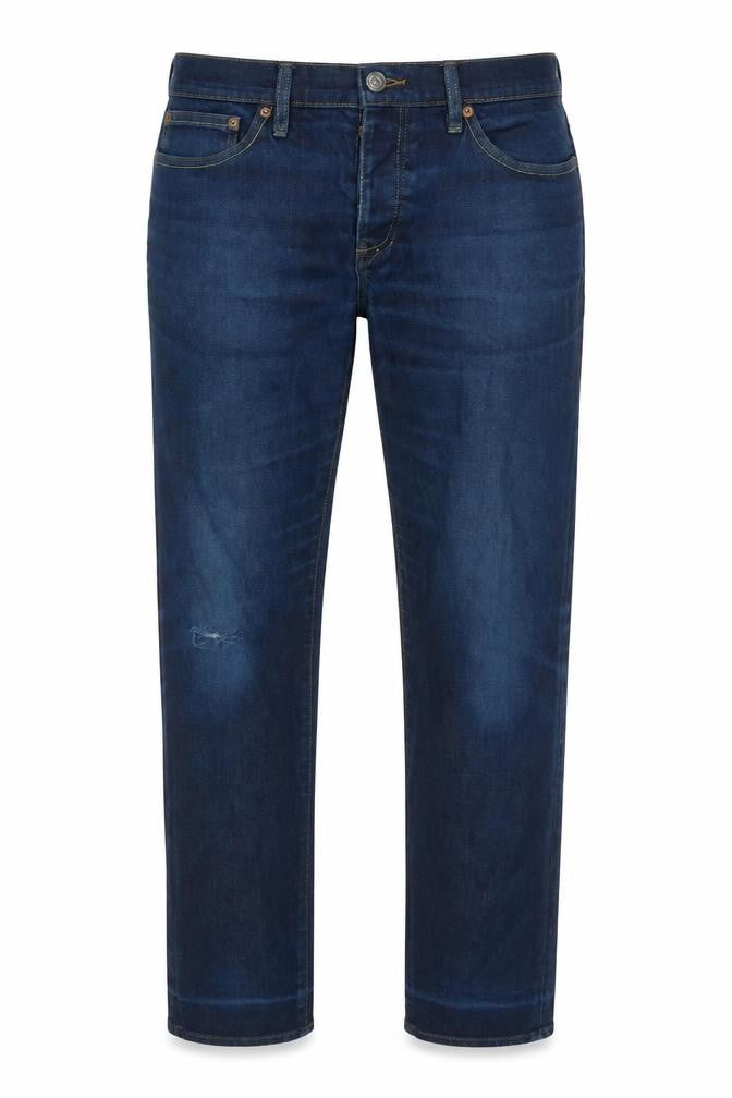 River Island Men's Blue Straight Leg Jeans L
