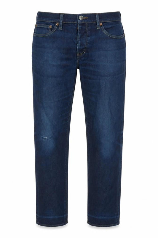 River Island Men's Blue Straight Leg Jeans L