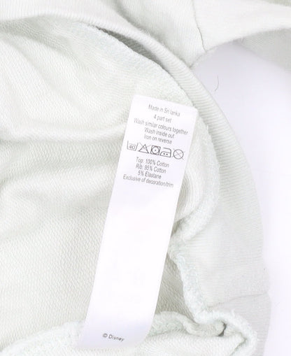 Brand and care label for George girls’ frozen blue pullover sweatshirt 7-8 years