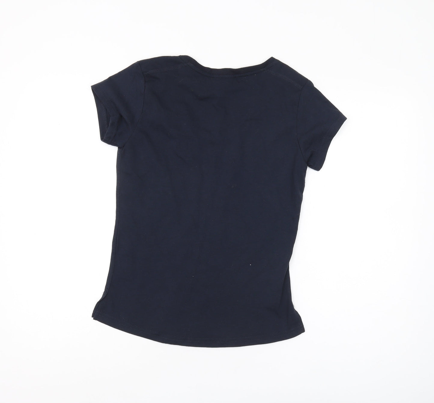 LA Gear Women's Black V-Neck T-Shirt Size 12