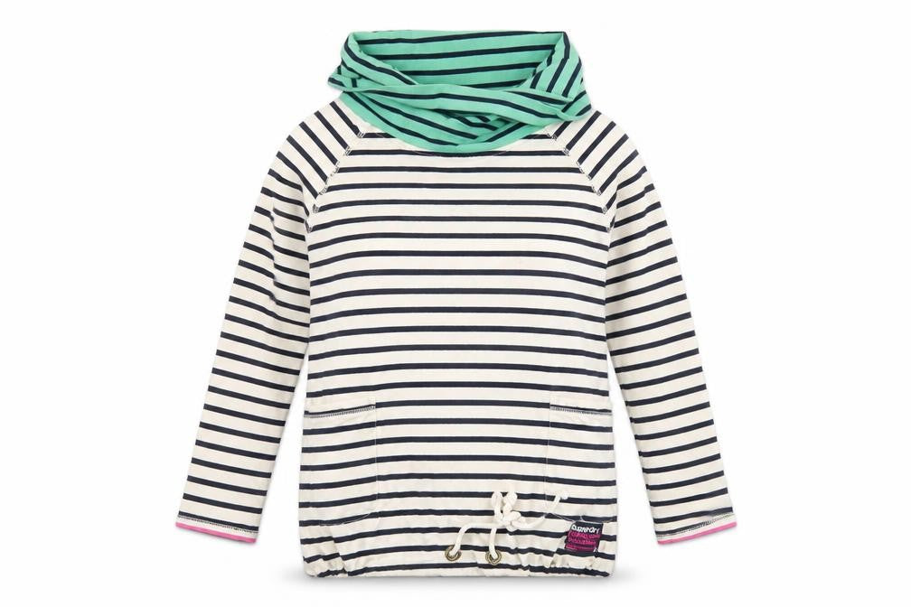 Superdry Women's Nautical Stripe Sweatshirt Multicoloured M