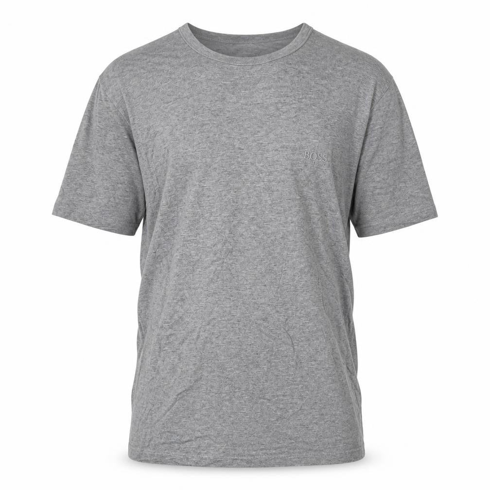 BOSS Men's Grey Short Sleeve T-Shirt, Size S