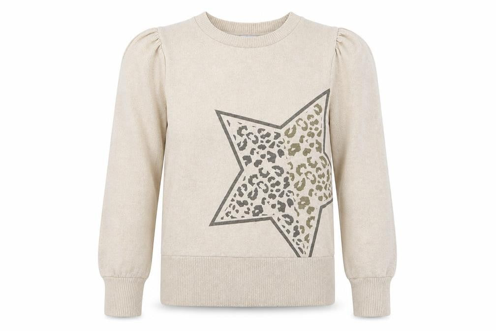 Next Women's Beige Animal Print Pullover M
