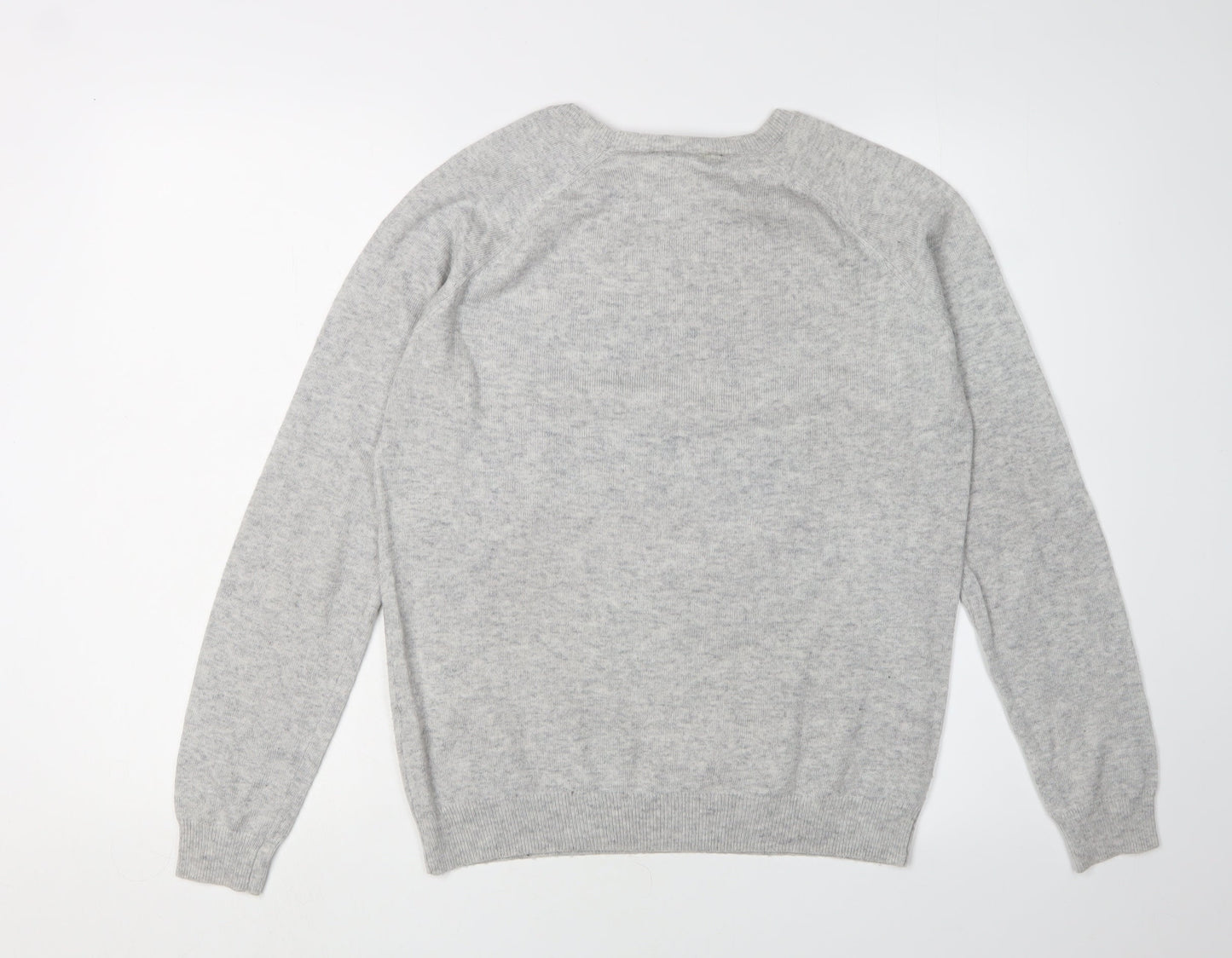Dorothy Perkins Women's Grey Sequin Pullover Jumper Size 12