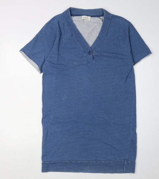 American Vintage Blue T-Shirt Dress, Women's S, Casual Style