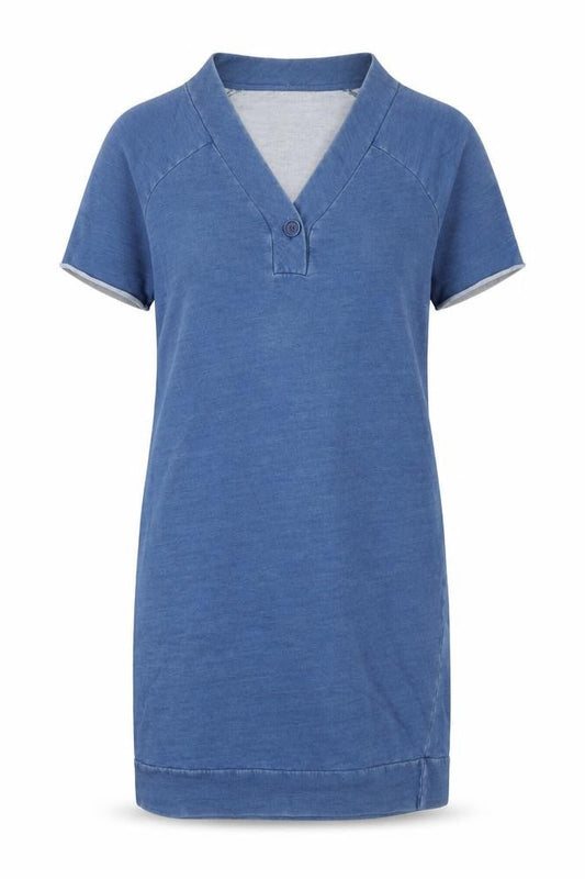 American Vintage Blue T-Shirt Dress, Women's S, Casual Style