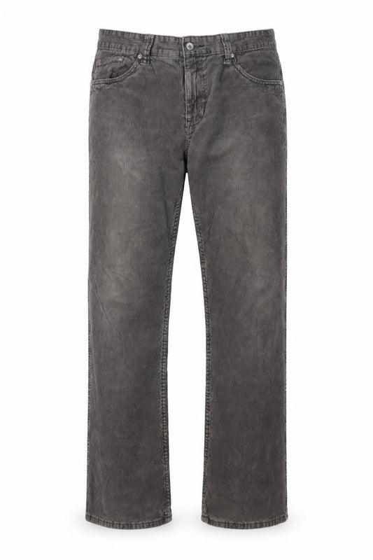 Burton Men's Grey Corduroy Trousers Size S