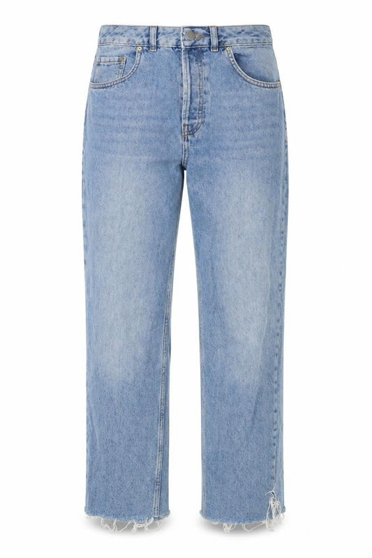 Warehouse Women’s Blue High Rise Straight Jeans