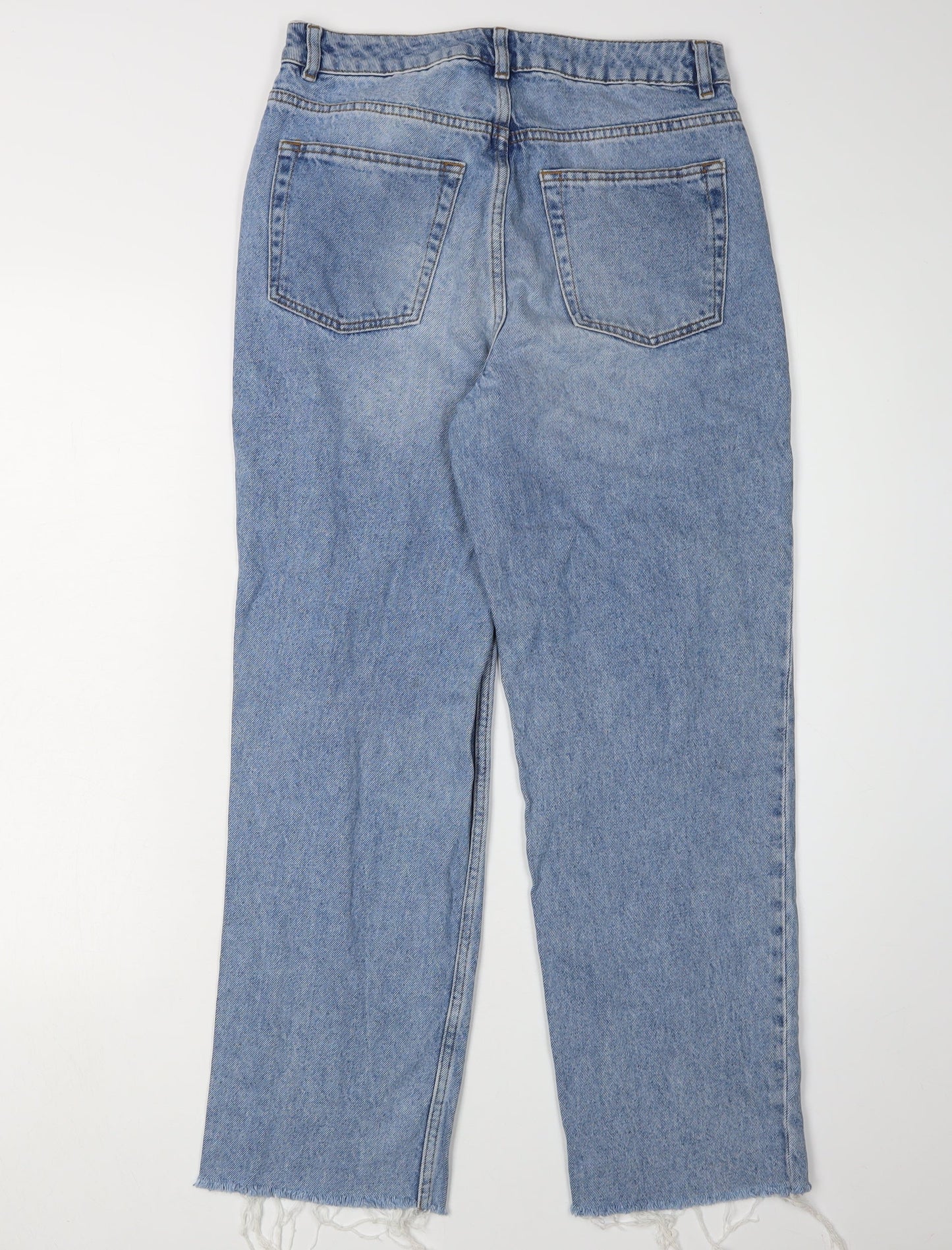 Warehouse Women’s Blue High Rise Straight Jeans