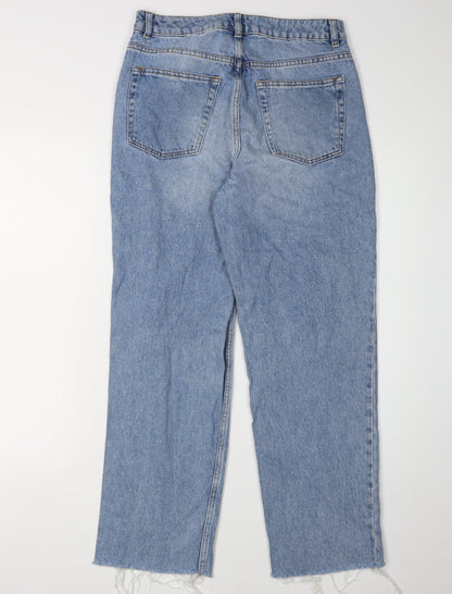 Warehouse Women’s Blue High Rise Straight Jeans