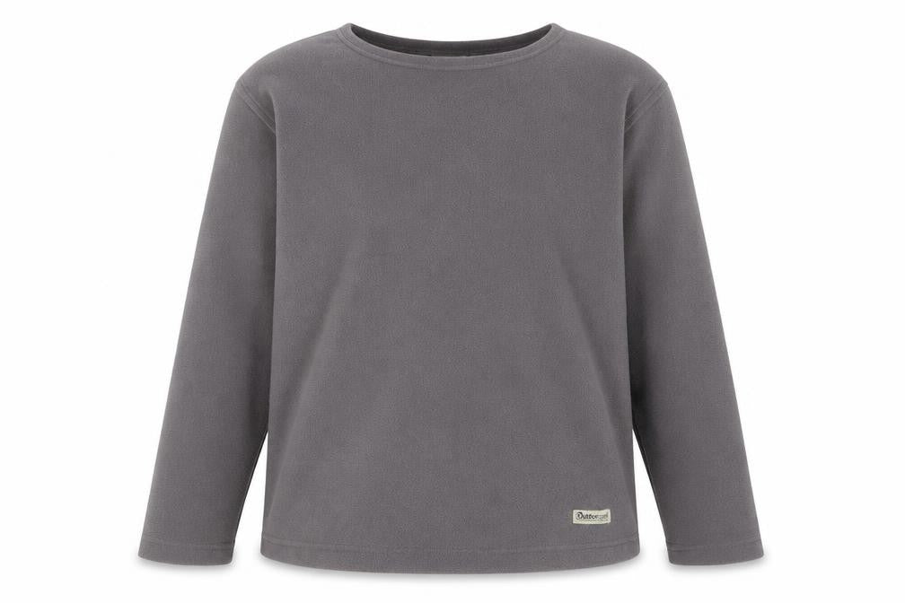 Outdoorscene Unisex Grey Lightweight Fleece Pullover L