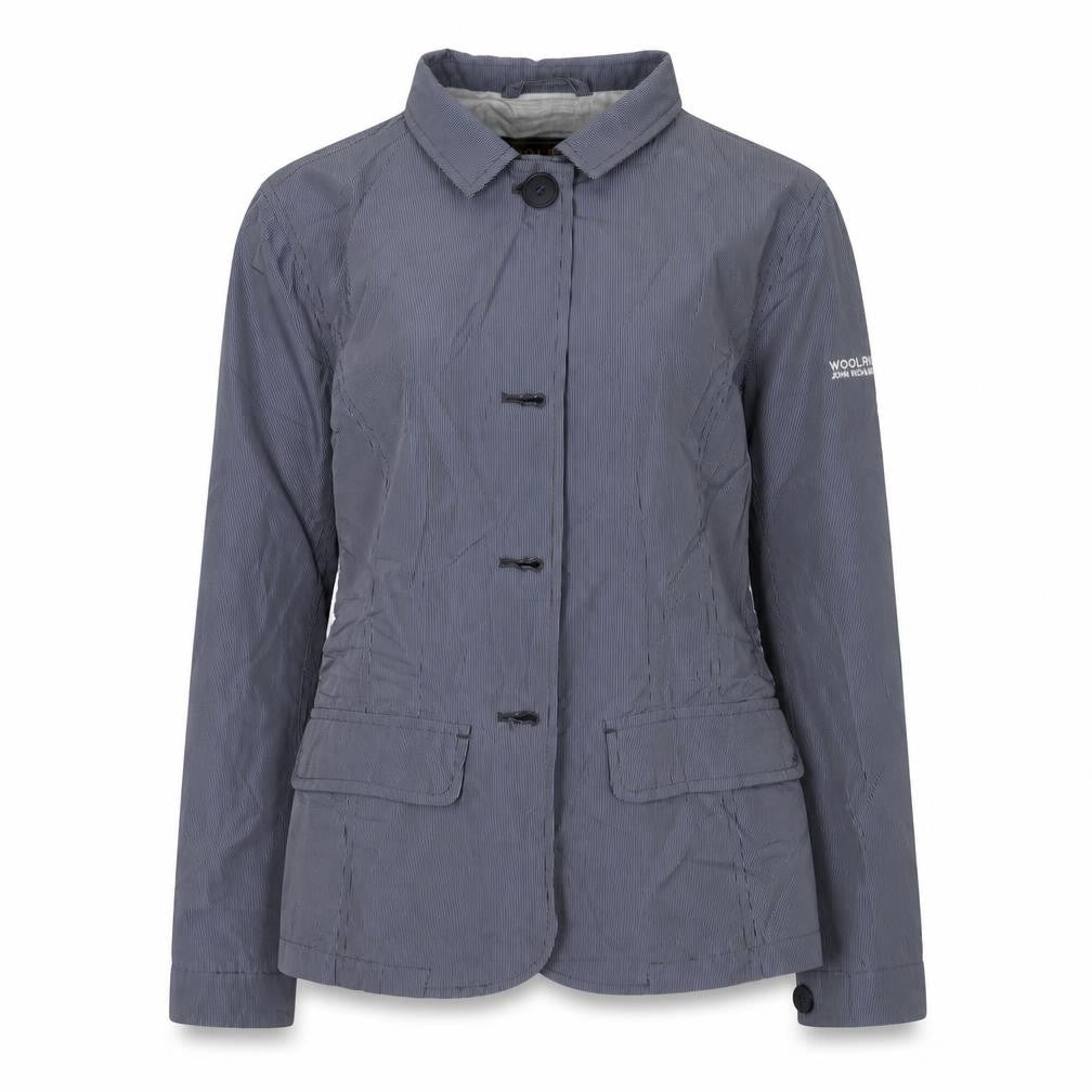Woolrich Girls Blue Check Jacket Size 14 - Polyester, Spring/Autumn
