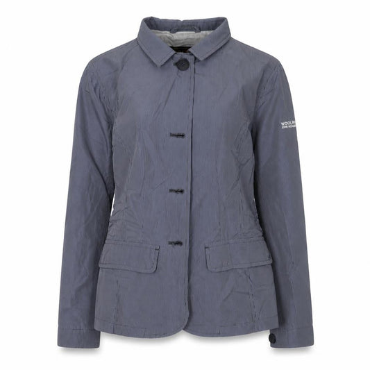 Woolrich Girls Blue Check Jacket Size 14 - Polyester, Spring/Autumn