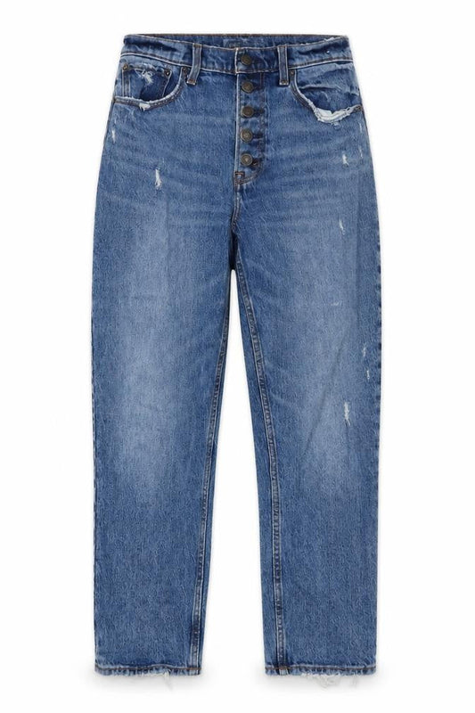 Abercrombie & Fitch Women's Blue Mom Jeans Size 4