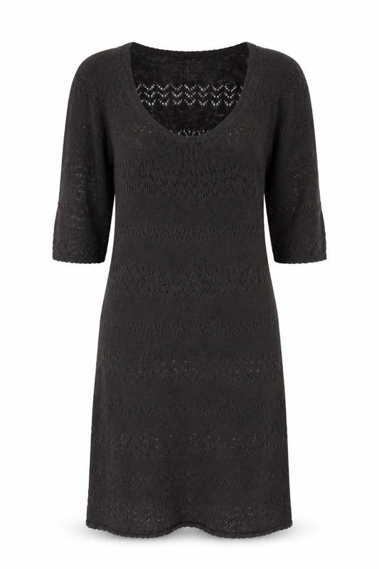 White Stuff Women's Black Knit Dress Size 10